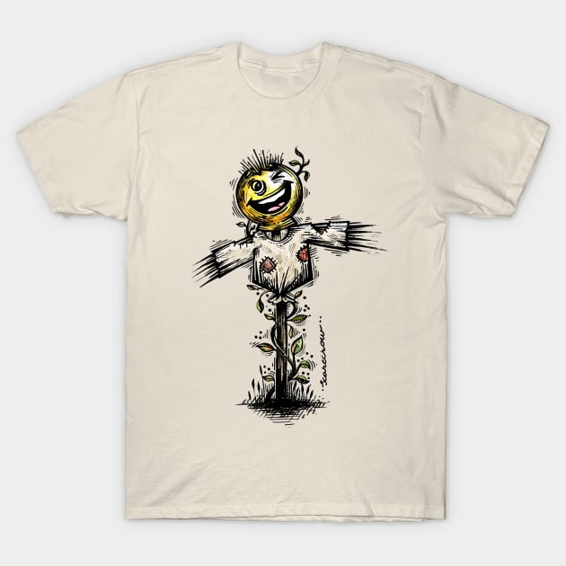 Funny Scarecrow T-Shirt by GeeTee